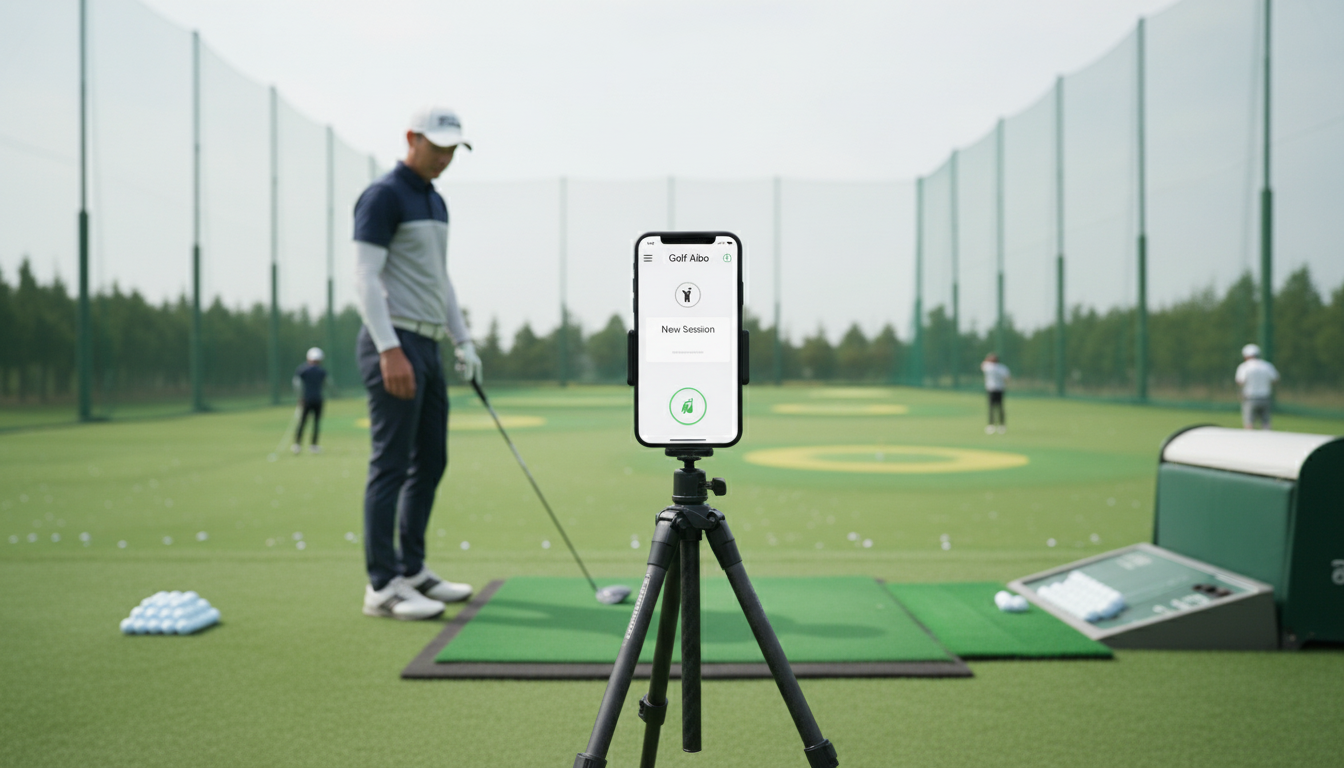 Capturing a range session with the Golf Aibo iPhone app